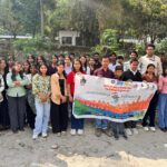 स्पर्श हिमालय विश्वविद्यालय के छात्रों की पहल, नमामि गंगे के तहत गंगा तट पर स्वच्छता अभियान