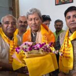 भाजपा के राष्ट्रीय उपाध्यक्ष तीरथ सिंह रावत का उत्तरांचल पंजाबी महासभा ने किया भव्य अभिनंदन
