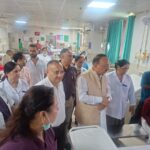राजमंत्री प्रताप पंवार ने जिला चिकित्सालय कोरोनेशन का किया निरीक्षण, व्वस्थाओं पर जताया संतोष